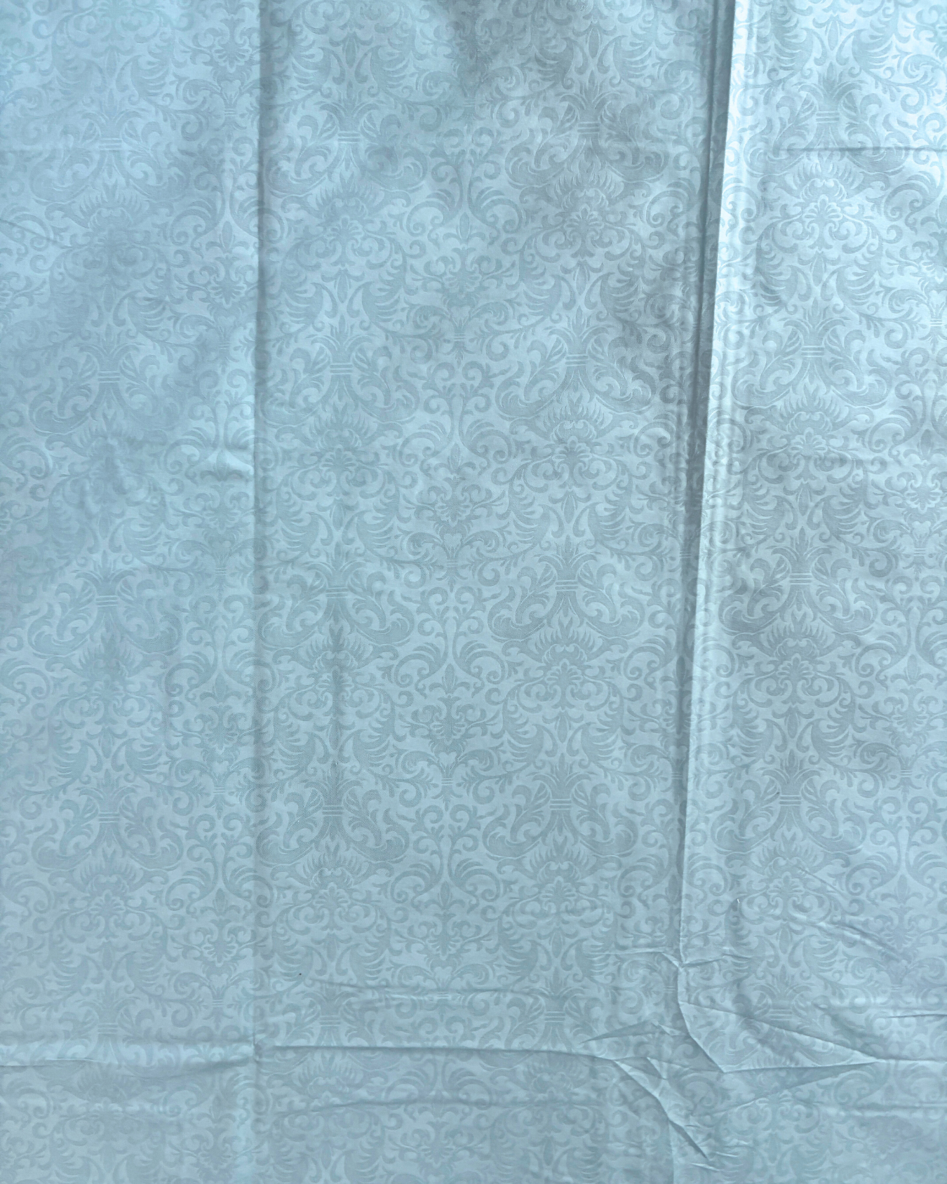 Pastel Blue Floral Classic King Impression Bedsheets HOME SAARTHI
